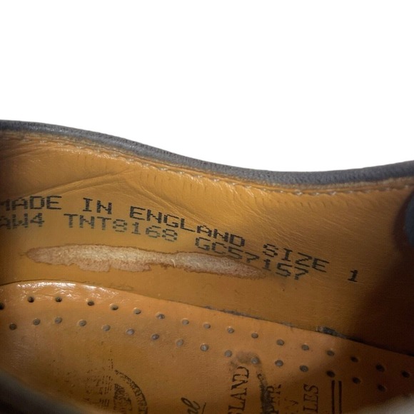 Dr. Martens Dusky Gray Leather Lace Up Kids Oxford Shoes Size 1 - Picture 7 of 8